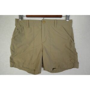The North Face Khaki‎ Parker Shorts Youth Girls Size L Outdoors Hiking Stretch
